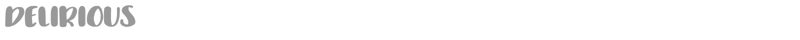 Delirious font preview